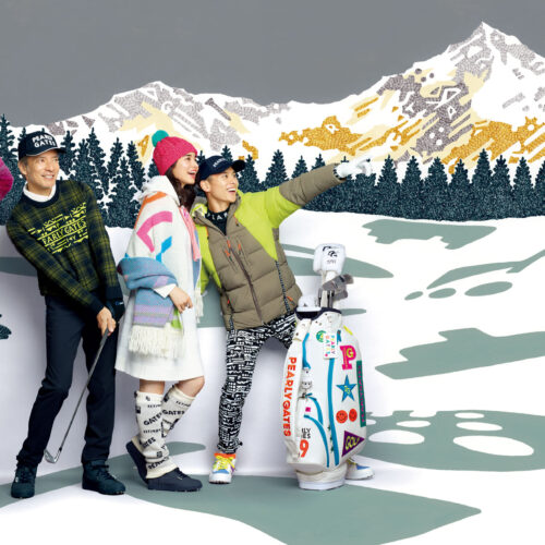 テーマは “GOLF CAMP”！パーリーゲイツ「2022 WINTER COLLECTION」の