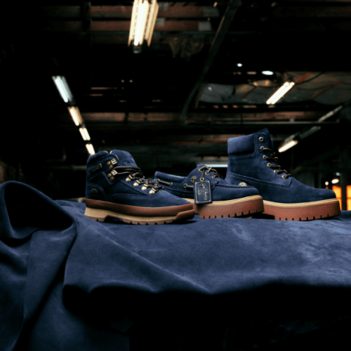ティンバーランド〉英C.F.ステッド社のインディゴスエードを纏った新作